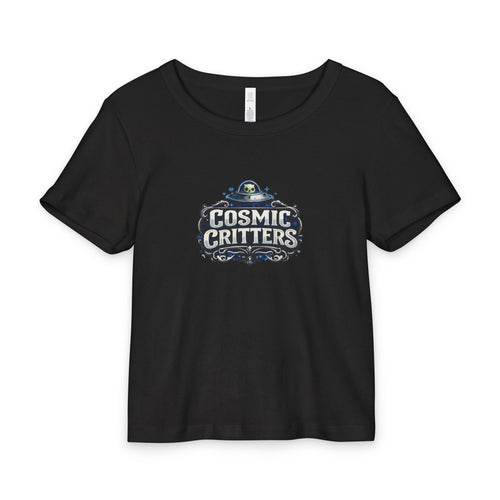 100% Premium Cotton Women's Rib Baby Tee - Cosmic Pug *runs small*