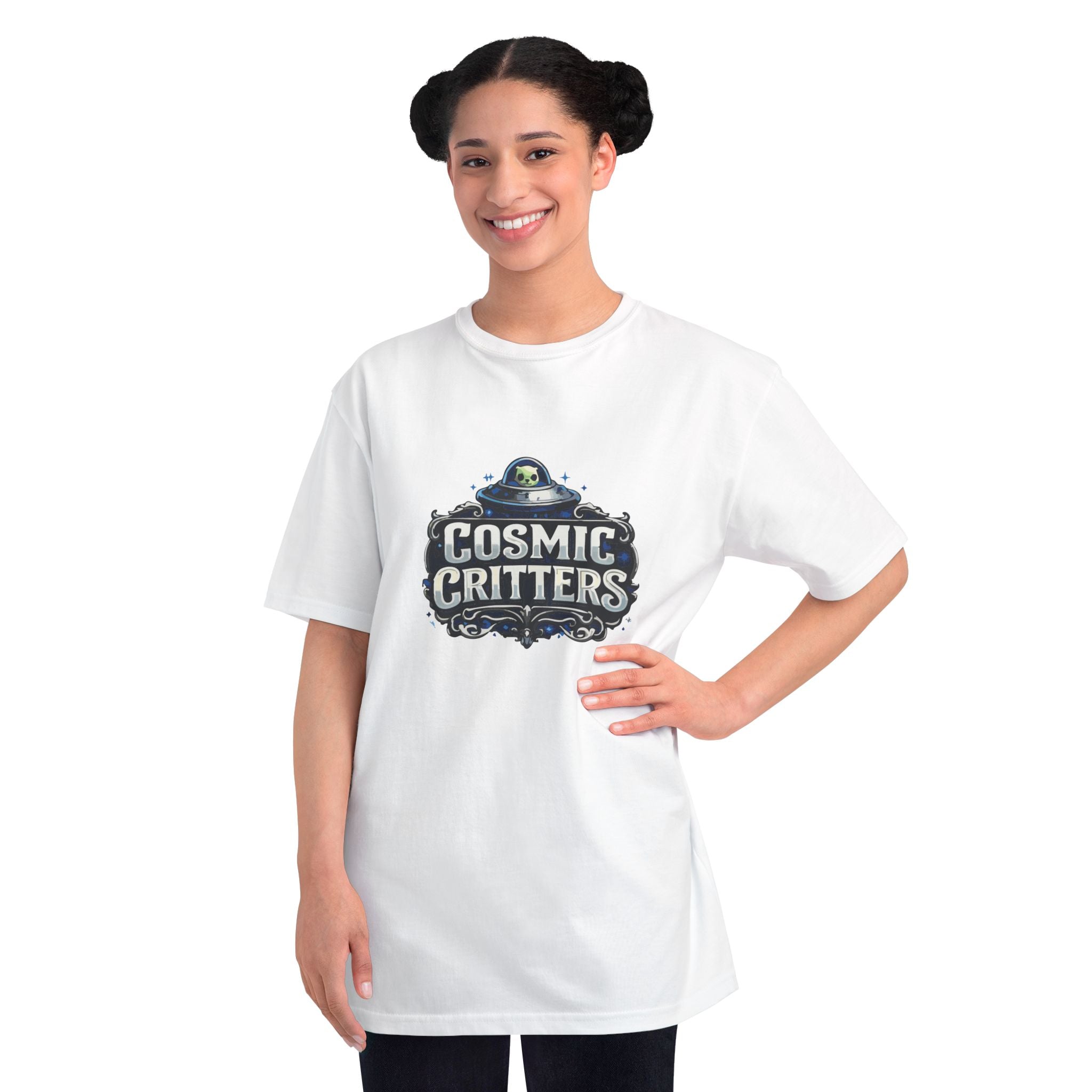 100% Premium Cotton Cosmic Critters Pug T-Shirt